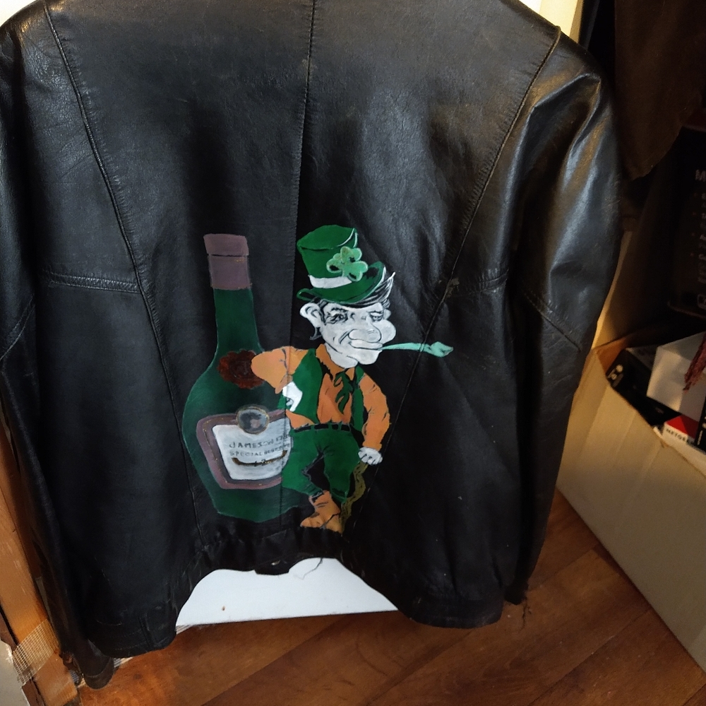 Leprechaun leather jacket